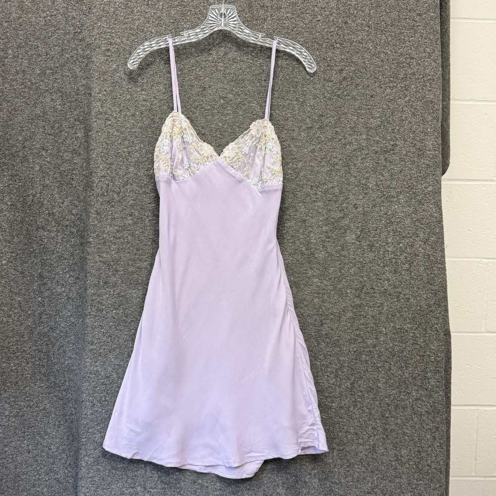 Y2K Princess Polly Mini Dress Size 6 Lavender Fairycore Babydoll Coquette NWOT